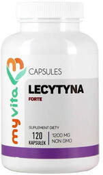 Lecytyna Forte 1200mg, Myvita, 120 kapsułek
