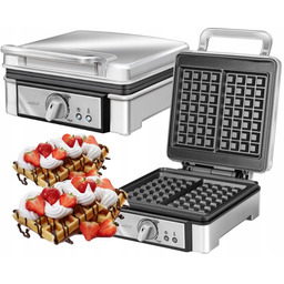 Gofrownica Mpm MGO-13 1400 W srebrny/szary