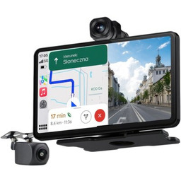 TRACER Samochodowy tablet multimedialny CarPlay 7.0 Bezprzewodowy Czarny