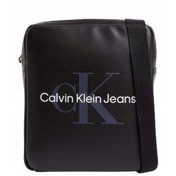 Calvin klein torba listonoszka monogram soft reporter18 czarna