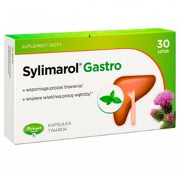 Sylimarol Gastro, 30 kapsułek - naturalny produkt wspomaga