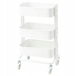 Ikea Rashult wózek kuchenny, barek Biały raskog