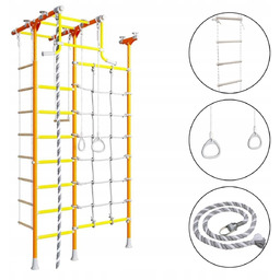 drabinka gimnastyczna Merkury 2 pomarańczowy