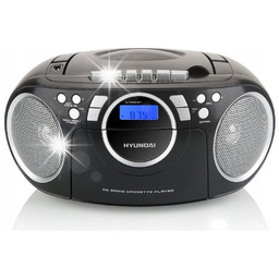 Radioodtwarzacz, kasetowy, HYUNDAI TRC 788 AU3BS z CD/MP3/USB/AUX