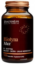 Doctor Life Biotyna Max, 100 kapsułek