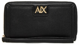 Duży Portfel Damski Armani Exchange 948451 4R731 Czarny