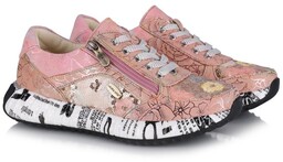 Sneakersy damskie Laura Vita BURTON 1123 SL1826-11F POUDRE
