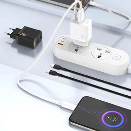 Ładowarka Dudao 25W GaN USB-A, USB-C Power Delivery