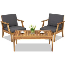 Meble ogrodowe z drewna akacjowego Danang Terrace