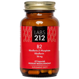 LABS212, B2 R-5-P + Riboflavin suplement diety 60