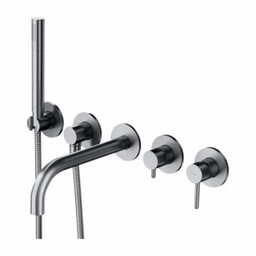 OMNIRES Y1237/1 NI Y bateria wannowa 5-otworowa podtynkowa