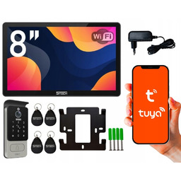 5TECH wideodomofon 2-żyłowy bramofon 82228 monitor Virgo One