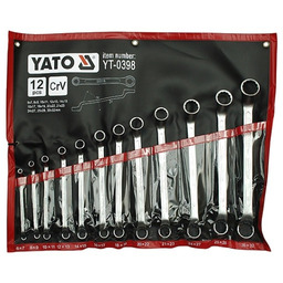YATO YT-0398 Zestaw podwójnych kluczy oczkowych Liczba narzędzi: