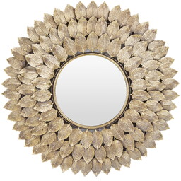 Lustro dekoracyjne metalowe dekoracja ścienna słońce 94x94 135638