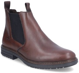 Buty męskie zimowe Rieker 33180 sztyblety skórzane ocieplane