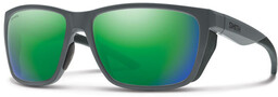 Smith LONGFIN Matte Grey Chromapop Polarized Green Mirror