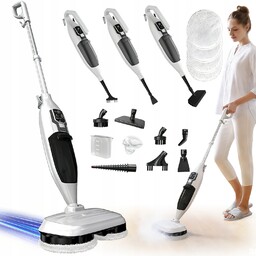 Wielofunkcyjny Mop Elektryczny 550ML Zestaw Mopów Obrotowych Myjka