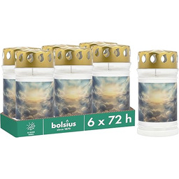 Bolsius Znicz z motywem niebo zestaw 6 sztuk