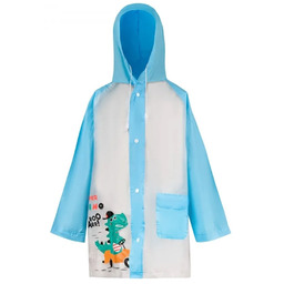 Płaszcz Przeciwdeszczowy dziecięcy z nadrukiem DINOZAUR 125-135cm PEL-DZ-5XL