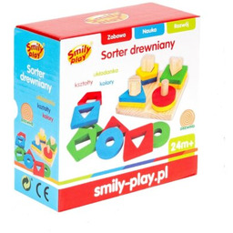 SMILY PLAY Zabawka edukacyjna Sorter drewniany W83936