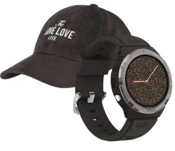 Maxcom FW100 Valkiria Brązowy + czapka Smartwatch