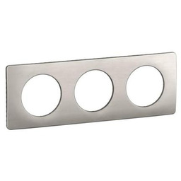 Ramka potrójna (3x2 moduły) aluminium satynowe Legrand Celiane