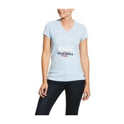 ARIAT Koszulka SCRIPT LOGO SS20 - cashmere blue