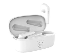 Jays t-Six Douszne Bluetooth 5.2 Biały Słuchawki bezprzewodowe