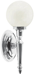 Elstead Lighting Pokojowy kinkiet BATH-DRYDEN4-PC kulisty polerowany chrom