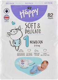 Pieluszki Bella Happy 1 Newborn 2-5 Kg 82