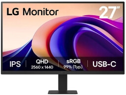 LG 27U631A-B 27" 2K IPS 100Hz 5ms Monitor