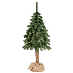 Choinka sztuczna na pniu 180 cm zielony