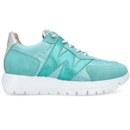 Hiszpańskie sneakersy premium - WONDERS A-2464 BŁĘKITNE