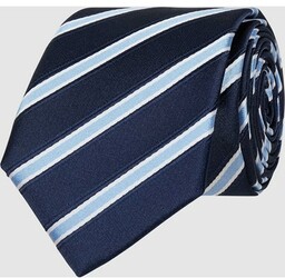 Krawat ze wzorem w paski (6 cm)