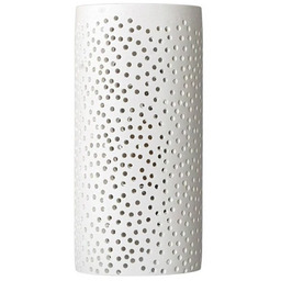 Lampa Ścienna Lindby, Jiru, ściemnialny, biały, przedpokój, gips