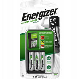 Ładowarka do akumulatorków Ni-MH Energizer Maxi 4szt AA/HR6