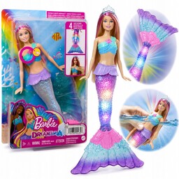 Lalka Barbie Syrenka Księżniczka Syrena Magiczna Dla Dziewczynki