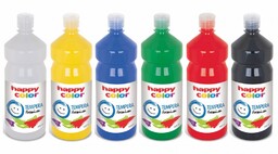Zestaw farb tempera 6x1L Happy Color HC-TEMPERA-6L-1