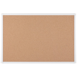 Tablica korkowa ANTI-MICROBIAL, 900 x 600 mm, biała