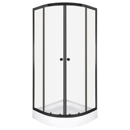 Kabina natryskowa z brodzikiem Ariana 90 BL czarna