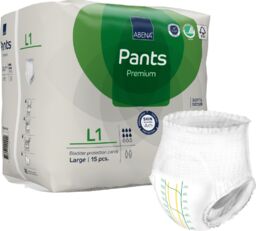 Abena Pants Premium L1, majtki chłonne, 15 sztuk