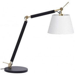Stołowa lampa abażurowa Zyta AZ4188+AZ2599 Azzardo do gabinetu