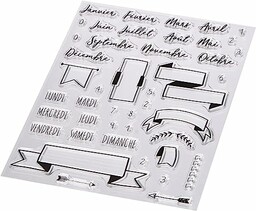 DRAEGER PARIS 1886 Bullet journal Silikonowa podkładka przezroczysta,
