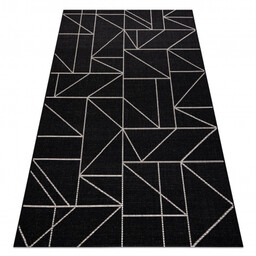 DYWAN SZNURKOWY SIZAL FLOORLUX 20605 black / silver