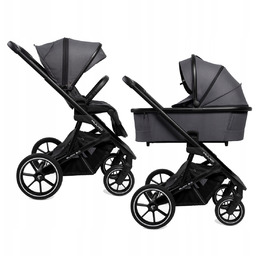 Muuvo Slick 2.0 wielofunkcyjny wózek dziecięcy 2w1 Iron