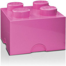 Lego Storage Brick 4 różowy