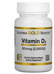 Vitamin D3 Witamina D3 2000 jednostek 90 kaps.