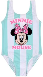 Disney Myszka Minnie Dziewczęcy Strój Kąpielowy W Paski