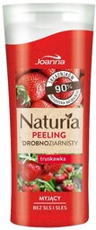 JOANNA_Naturia drobnoziarnisty myjący peeling do ciała Truskawka 100g