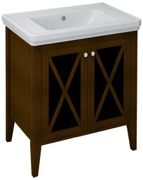 Sapho Cross szafka umywalkowa 70x81x47cm buk CR375